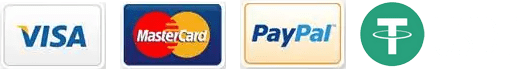 Métodos de pago aceptados: Visa, MasterCard, PayPal y más